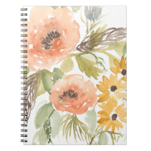 Sena sommarblommor I Anteckningsbok