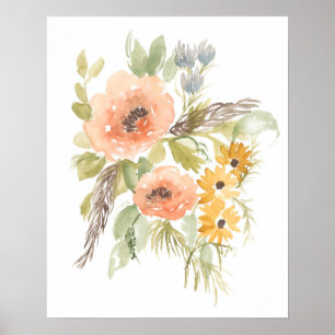 Sena sommarblommor I Poster