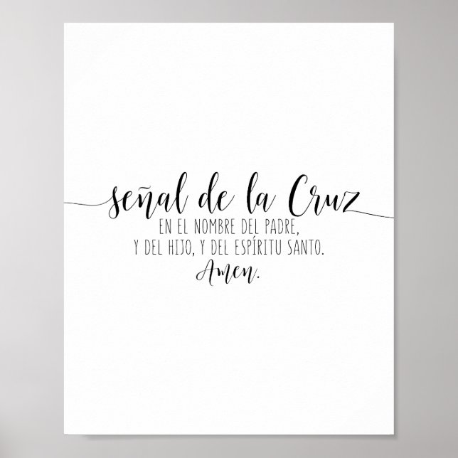 Señal De La Cruz. En El Nombre Del Padre Poster (Framsidan)