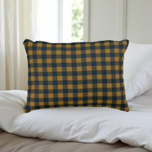 Senap Gult Buffalo Play Rustic Mönster Decor