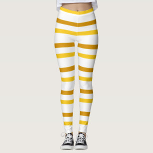 Senap Gult Rand Leggings