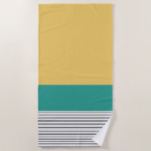 Senap och teal mönster