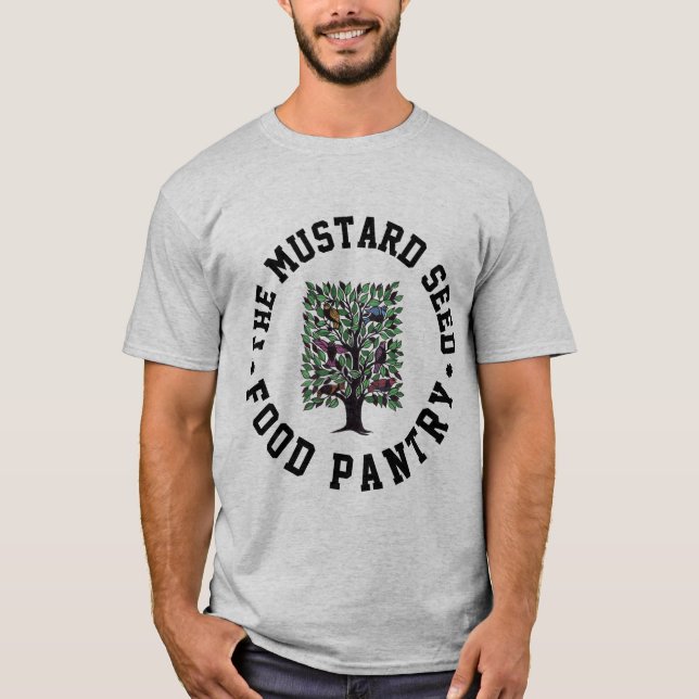 "Senap Seed: Food Pantry" t-shirt (Framsida)