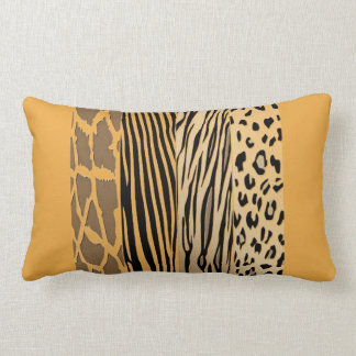 Senapsdjur, tryckt Zebra Stripe Pillow Lumbarkudde