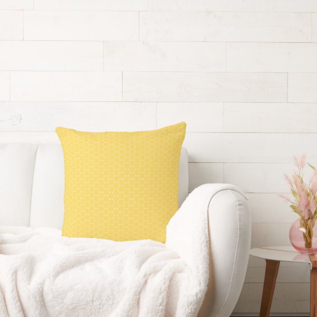 Senapsgul PP 339:1:2 av 3: Mid-Century Modern Kudde (Soffa)