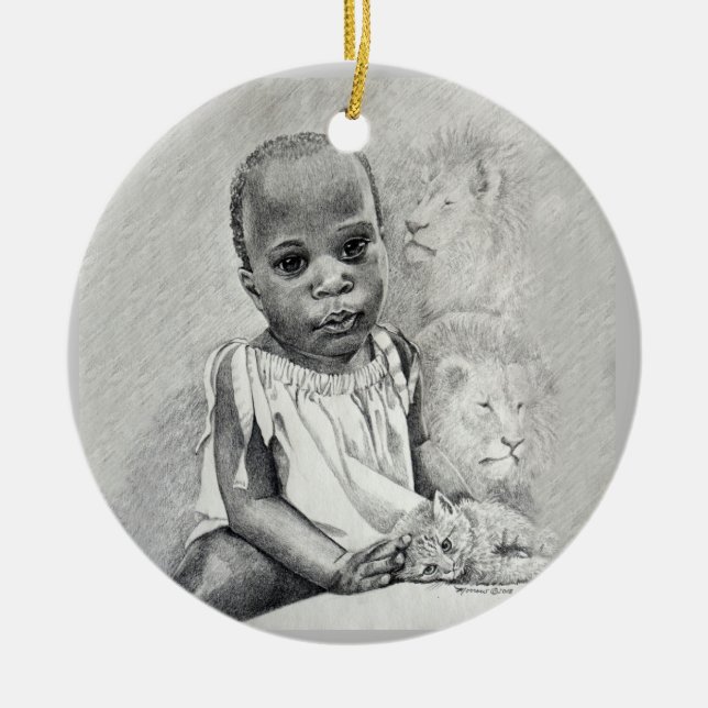 SENAPSGULTT DESIGN FÖR FRÖ GROW-ORNAMENT VID JULGRANSPRYDNAD KERAMIK (Framsidan)