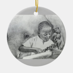 SENAPSGULTT DESIGN FÖR FRÖ GROW-ORNAMENT VID JULGRANSPRYDNAD KERAMIK