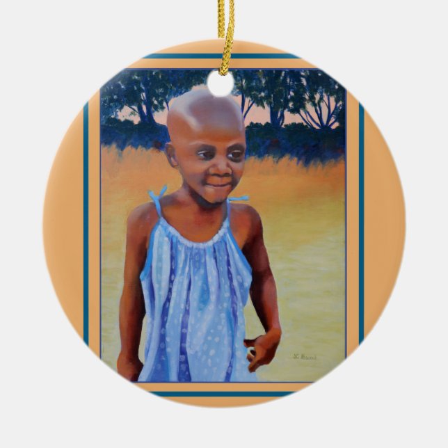 SENAPSGULTT FRÖ VÄXER - PRYDNADDESIGN VID JULGRANSPRYDNAD KERAMIK (Framsidan)