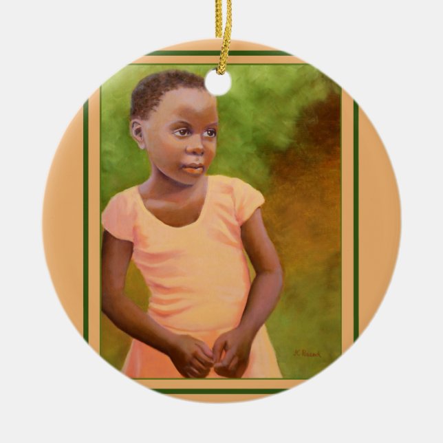 SENAPSGULTT FRÖ VÄXER - PRYDNADDESIGN VID JULGRANSPRYDNAD KERAMIK (Framsidan)