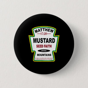 Senapskorn Tro Matteus 17_20 Kristet Kryddmedel Knapp
