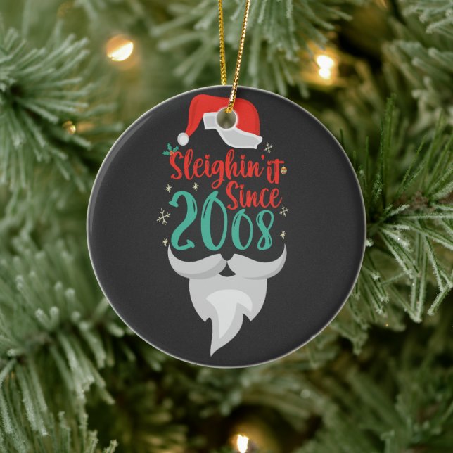 Senare 2008, julafton julgransprydnad keramik (Träd)