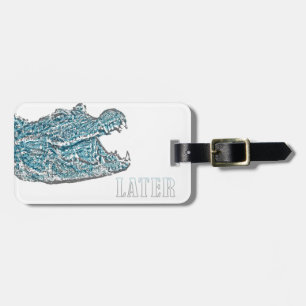 Senare Alligator Bagagebricka