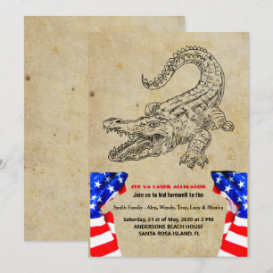 Senare bjuder Alligator ut partiinbjudan Inbjudningar