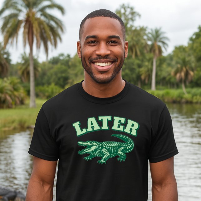 Senare Gator Alligator-mall T Shirt (Skapare uppladdad)
