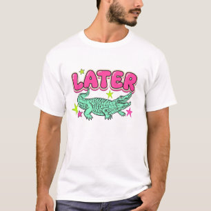 Senare Gator Alligator Sommar Komfort T-Shirt
