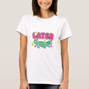 Senare Gator Alligator Sommar Komfort T-Shirt