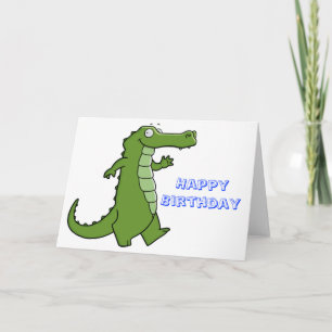 Senare Gator Birthday Kort