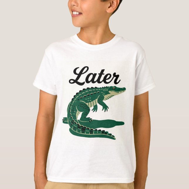 Senare Gator: en ljusare farväl T Shirt (Framsida)