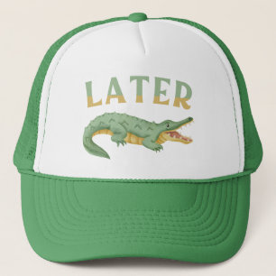 Senare Gator Funny Alligator Sarcastic Crokodile Keps