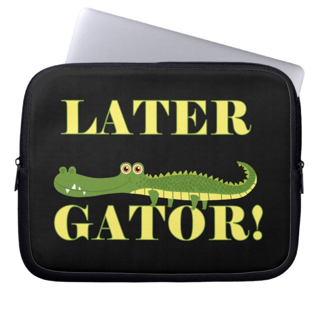 Senare Gator Laptop Sleeve (Framsidan)
