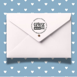 Senare tema för Nautiskt hav Självfärgande Stämpel