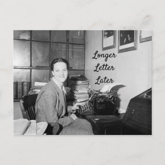 Senare vykort för längre Brev