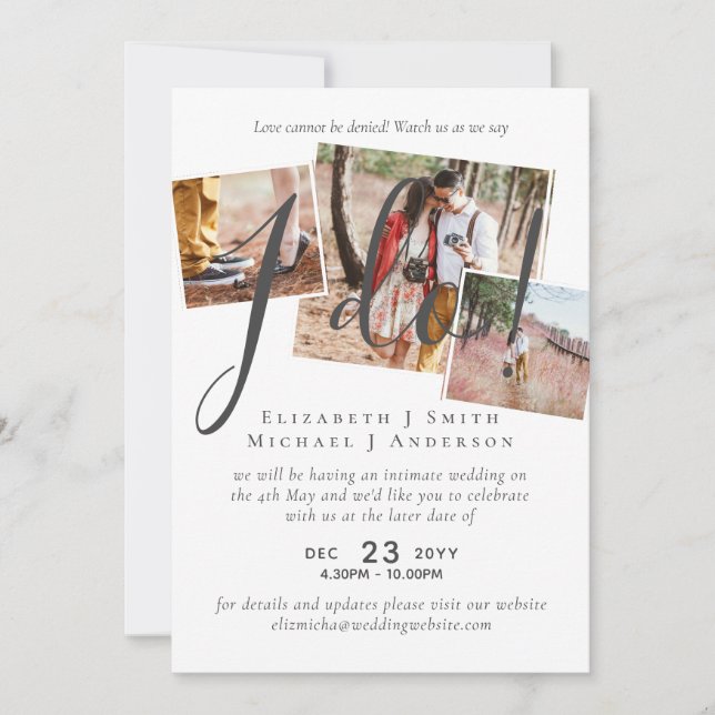 Senareläggning av bröllop, ändring av datummottagn (Framsida)