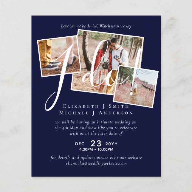 Senareläggning av bröllop, ändring av datummottagn (Framsida)