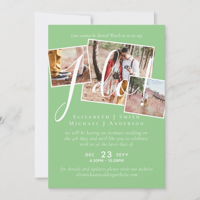 Senareläggning av bröllop, ändring av datummottagn (Framsida)