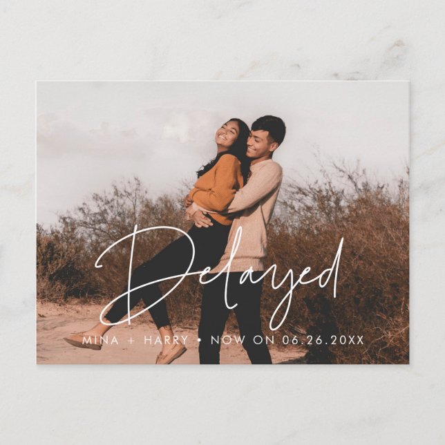 Senarelagt uttalande från bröllop vykort (Framsida)