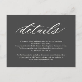 Senast redigerbart höljeskort för Färg Bröllop Vykort