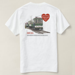 Senaste 70-årsjubileet i rolley - bild på baksidan t shirt