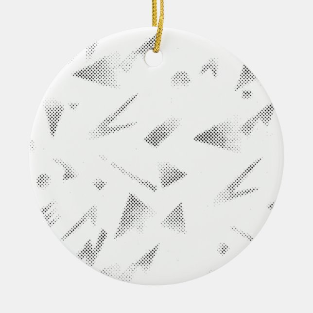 Senaste Anpassningsbarna TextLogo Ceramic Ornament (Framsidan)