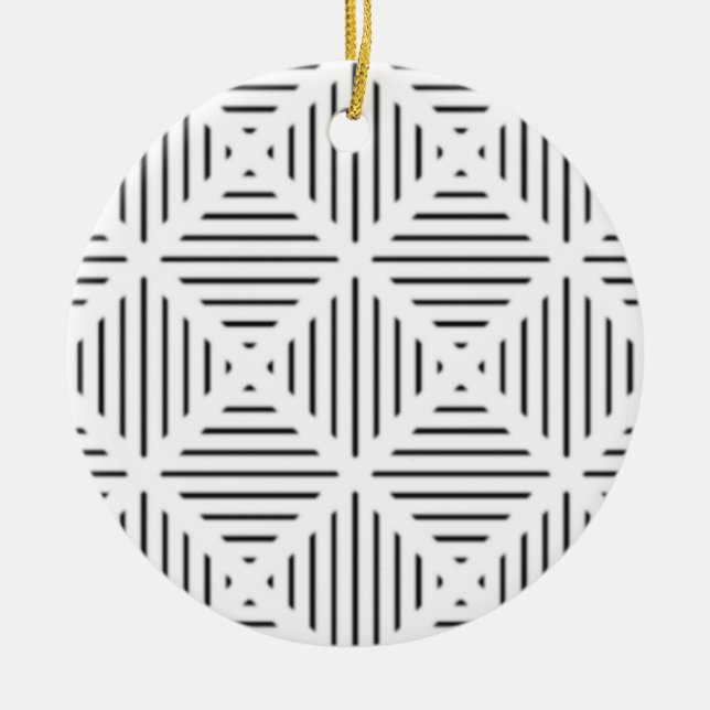 Senaste Anpassningsbarna TextLogo Ceramic Ornament (Framsidan)