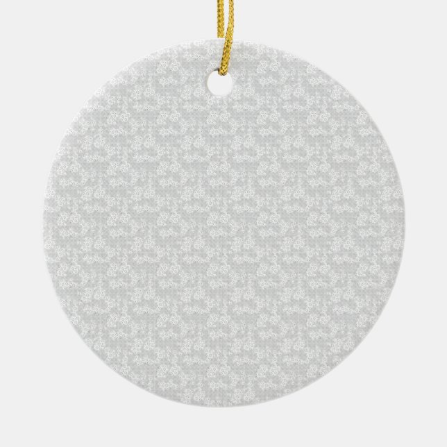 Senaste Anpassningsbarna TextLogo Ceramic Ornament (Framsidan)