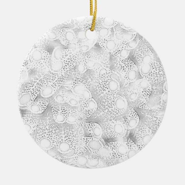 Senaste Anpassningsbarna TextLogo Ceramic Ornament (Framsidan)