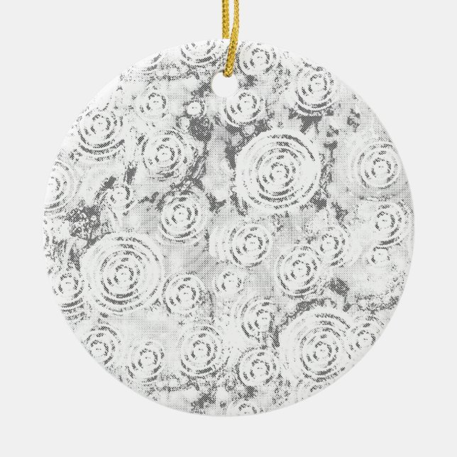 Senaste Anpassningsbarna TextLogo Ceramic Ornament (Framsidan)