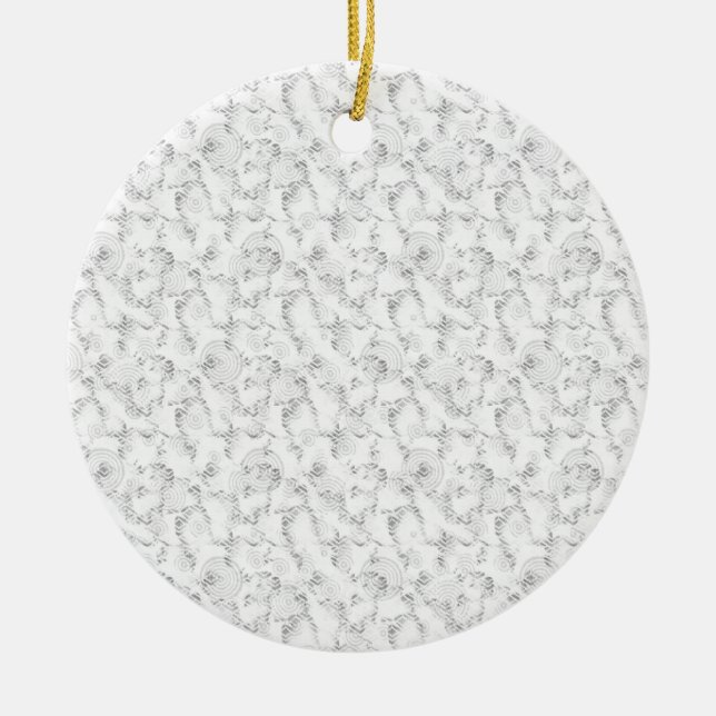 Senaste Anpassningsbarna TextLogo Ceramic Ornament (Framsidan)
