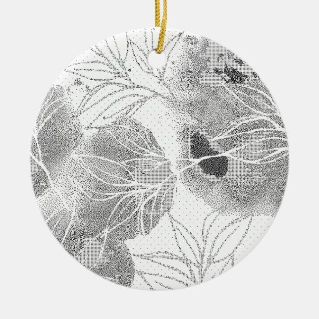 Senaste Anpassningsbarna TextLogo Ceramic Ornament (Framsidan)