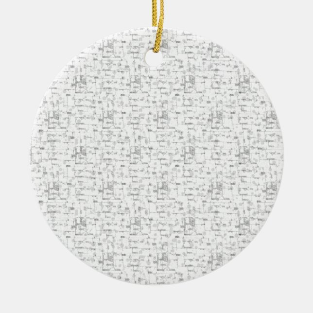 Senaste Anpassningsbarna TextLogo Ceramic Ornament (Framsidan)