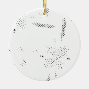 Senaste Anpassningsbarna TextLogo Ceramic Ornament