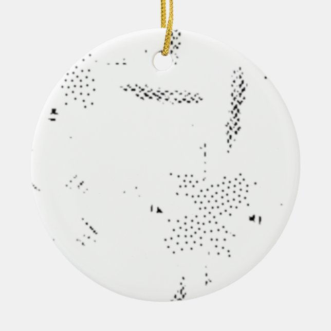 Senaste Anpassningsbarna TextLogo Ceramic Ornament (Framsidan)