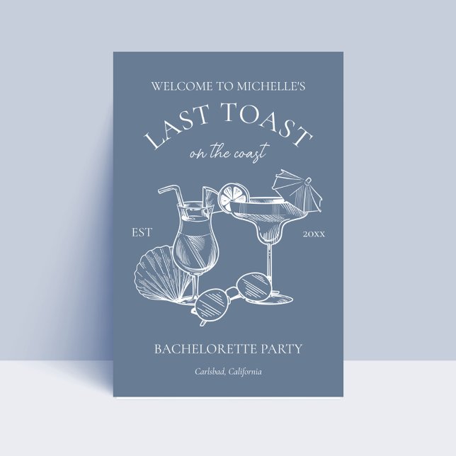 Senaste besöket på Kusten Bachelorette Party Välko Poster (Skapare uppladdad)