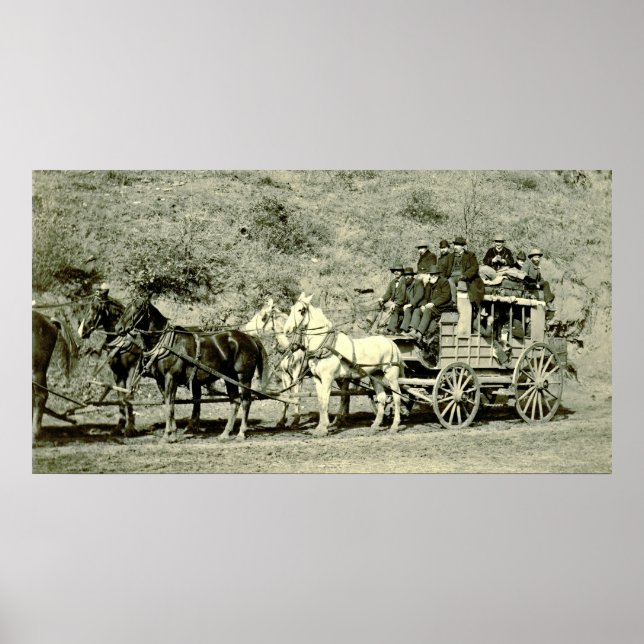 Senaste deadwood Coach 1890 Poster (Framsidan)