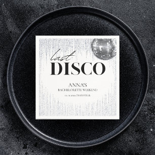 Senaste Disco Glitz & Glam Bachelorette Party Pappersservett