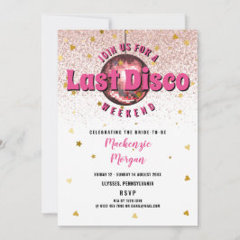 Senaste Disco Helg Bachelorette Party Inbjudningar