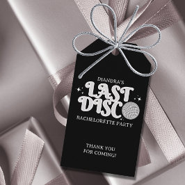 Senaste Disco Namn Retro Silver 70-talet Bachelore Presentetikett