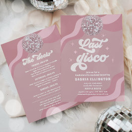 Senaste Disco Retro 70 Bachelorette Helg Itinerary Inbjudningar