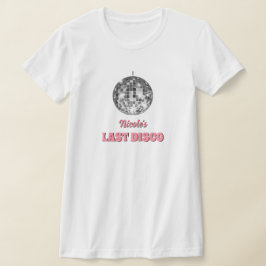 Senaste Disco Sjungmö Fest Tematisk Anpassad T Shirt