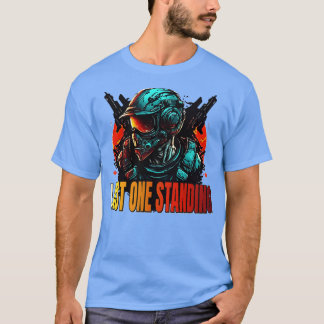 Senaste en stående spelspelare för FPS-spel med fl T Shirt